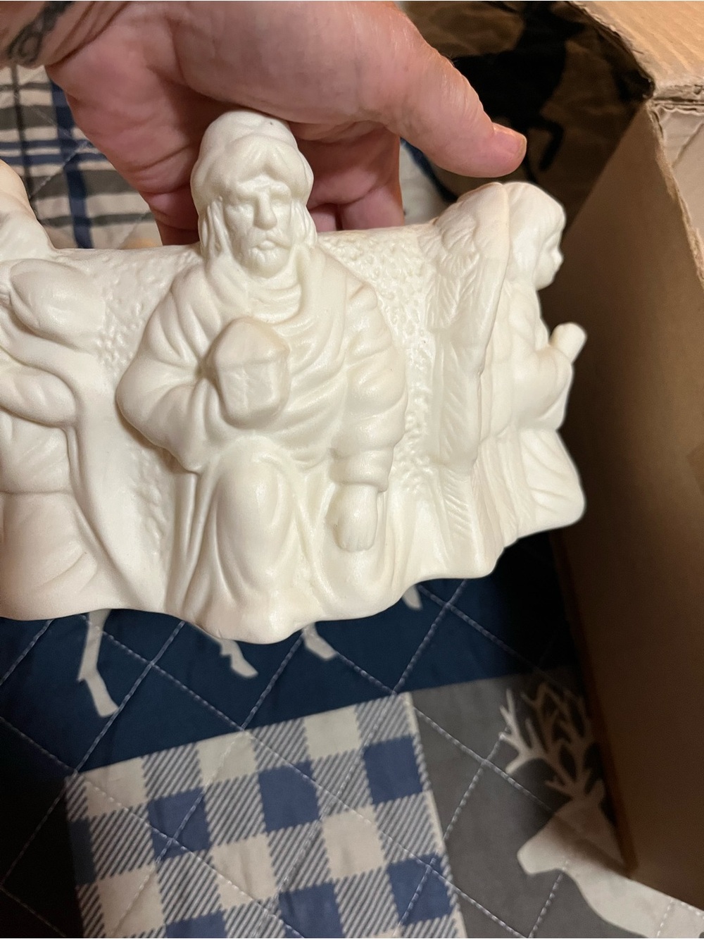 NIB RARE NATIVITY CIRLE CANDLE HOLDER - Picture 6 of 9